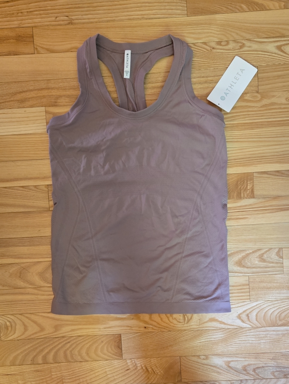 Athleta MOMENTUM Dusty Mauve Racerback Performance Tank SIZE SMALL